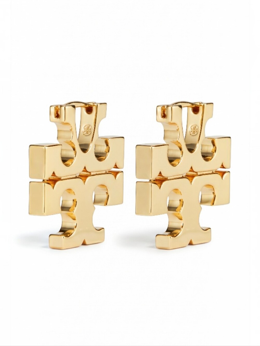 Tory Burch Icon Hidden Hoop Earrings